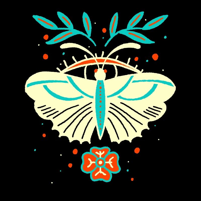 Schmetterling Vintage