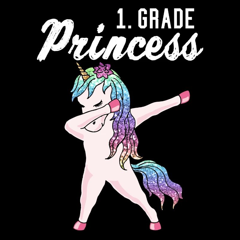 1 Klasse Einhorn Einschulung Geschenk Mädchen