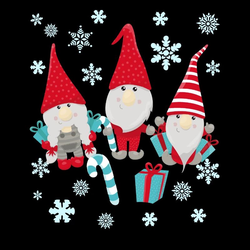 Idée de cadeau de Noël mignon gnomes