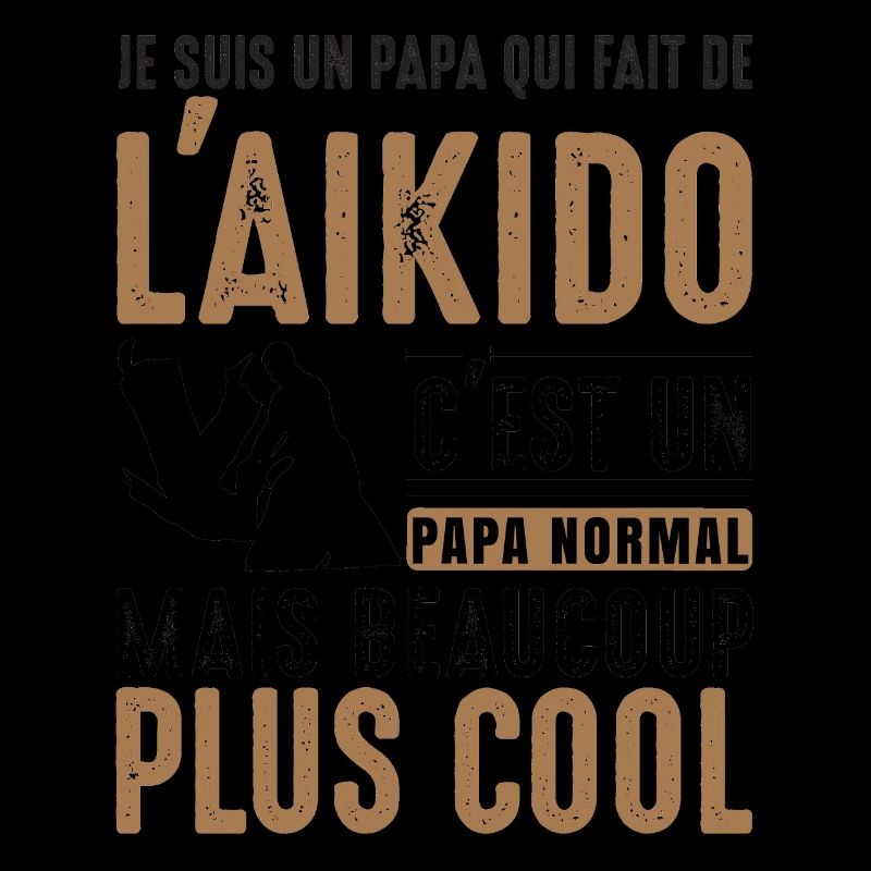 Papa fait de l'aikido normal et beaucoup plus cool