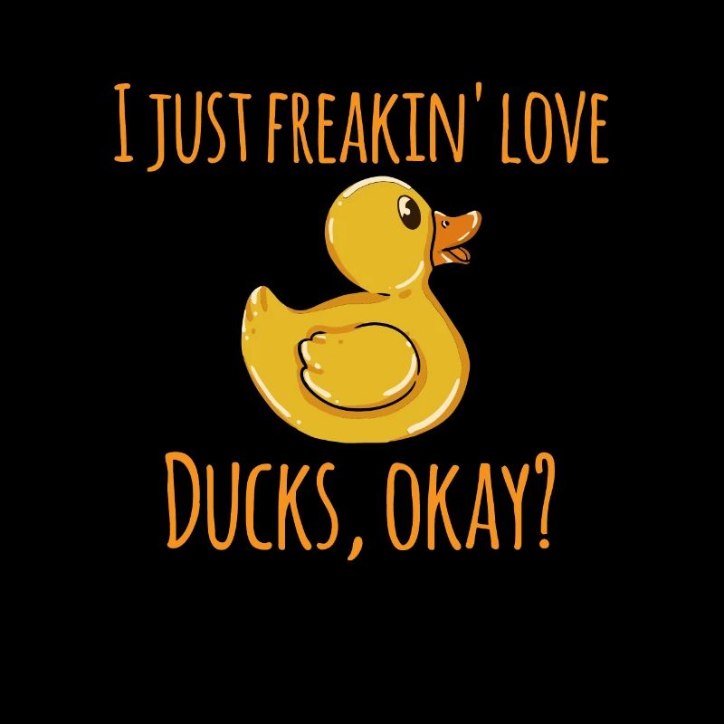 J'adore les canards - Canard de bain amateur de canard