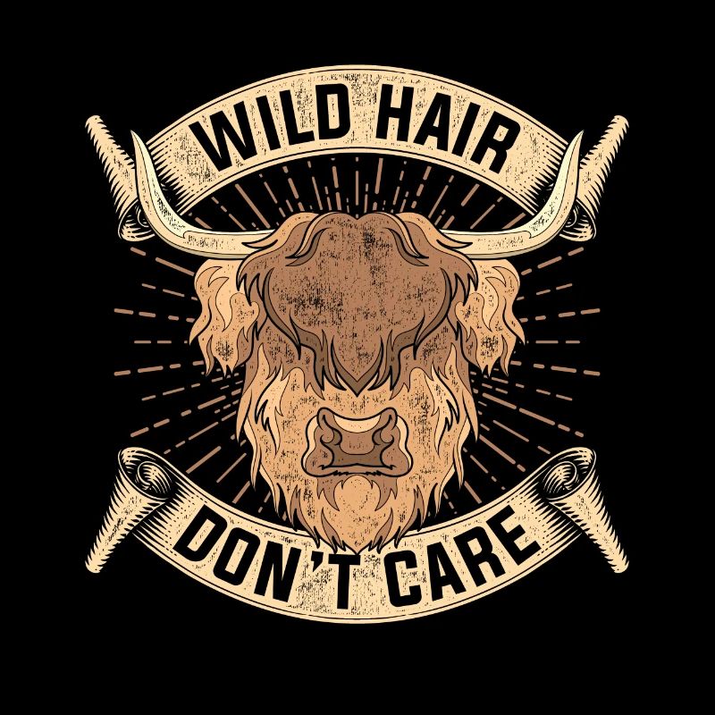 Funny gift Scottish Highland beef