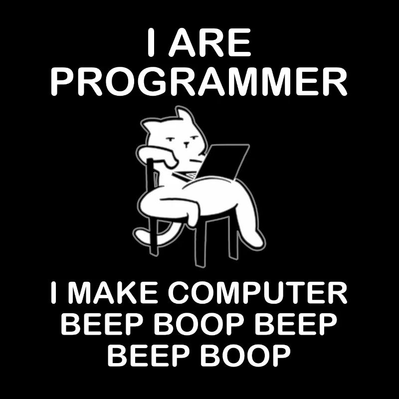 i are Programmer i make computer beep boop