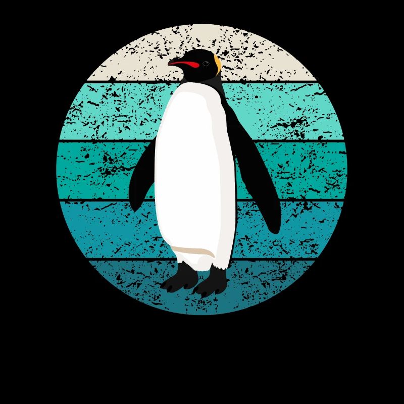 Pinguin Seevogel Meeresvogel Retro Geschenk