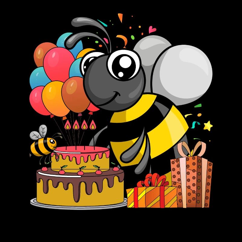 Geburtstag Party Geschenk Tier Biene