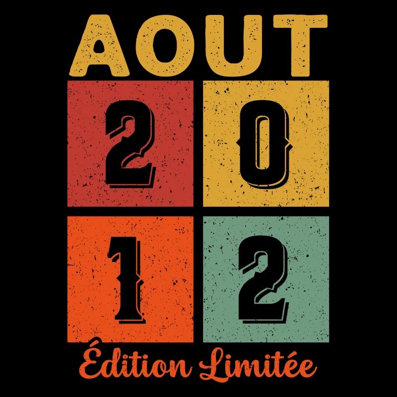 Août 2012 Édition limitée Idée Cadeau Anniversaire