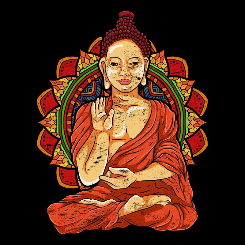 Mandala Bouddha Cadeau Bouddhisme Bouddha