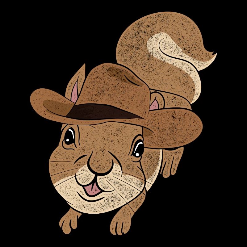Cowboy Animal Motif Gift Squirrel