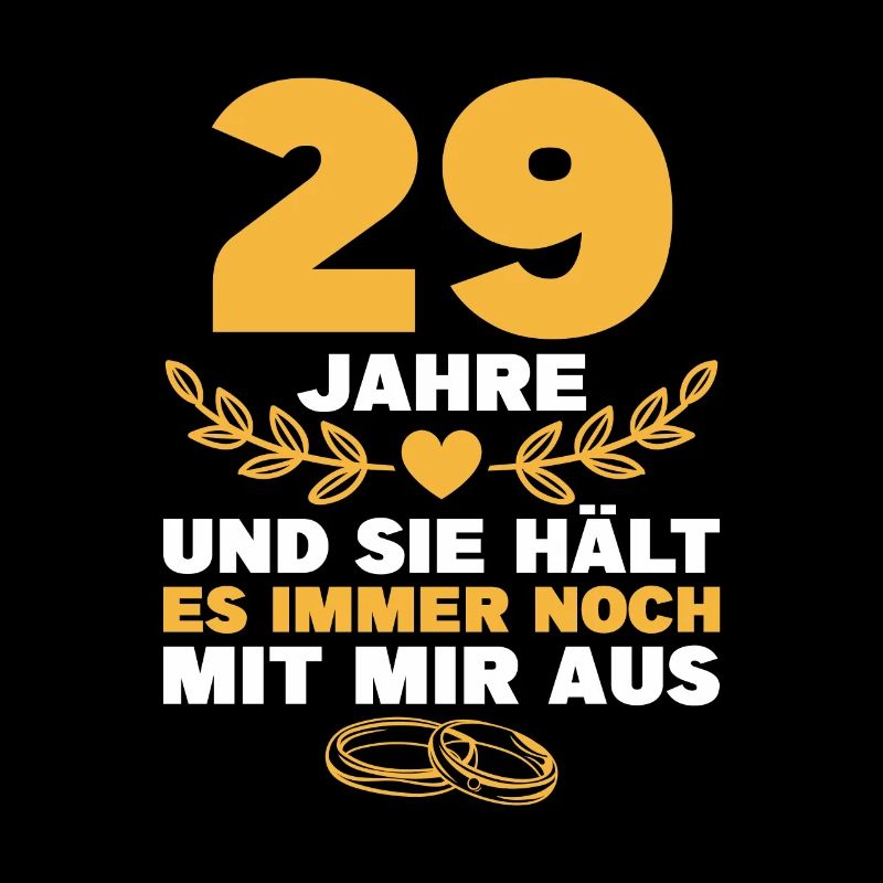 Samthochzeit 29. Hochzeitstag Geschenk Mann