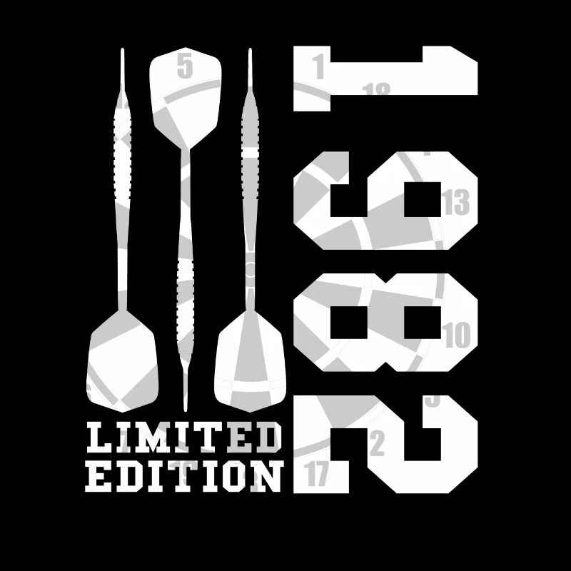 ÉDITION LIMITÉE 1982 DARTS 40E ANNIVERSAIRE