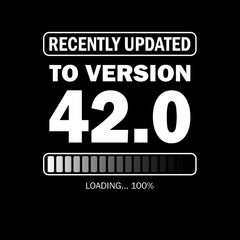 recently updated to version 42 - Gamer Geburtstag