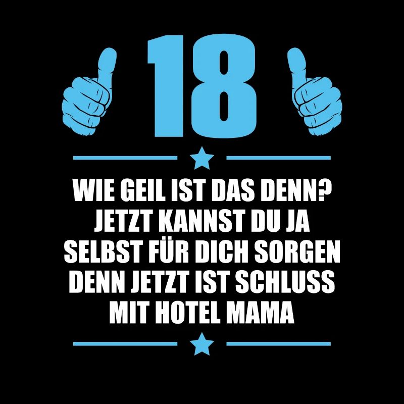 18er Eltern Sohn Idee 18. Geburtstag