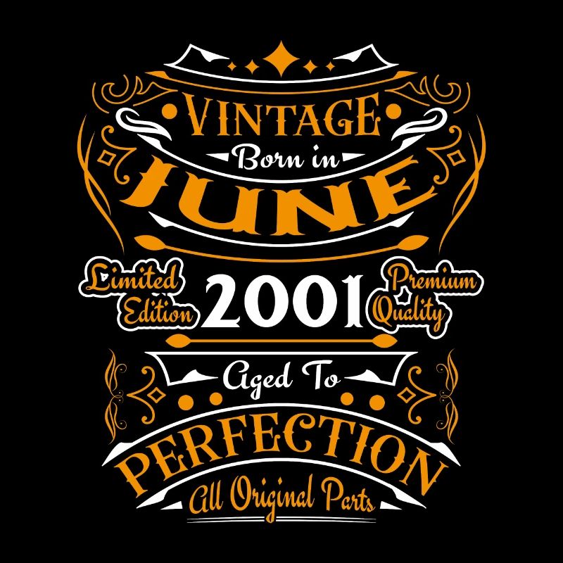 Vintage Retro Juni 2001 Geburtstagsgeschenk