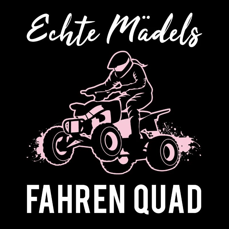 Quad Fahrer Mädchen Spruch Geschenk