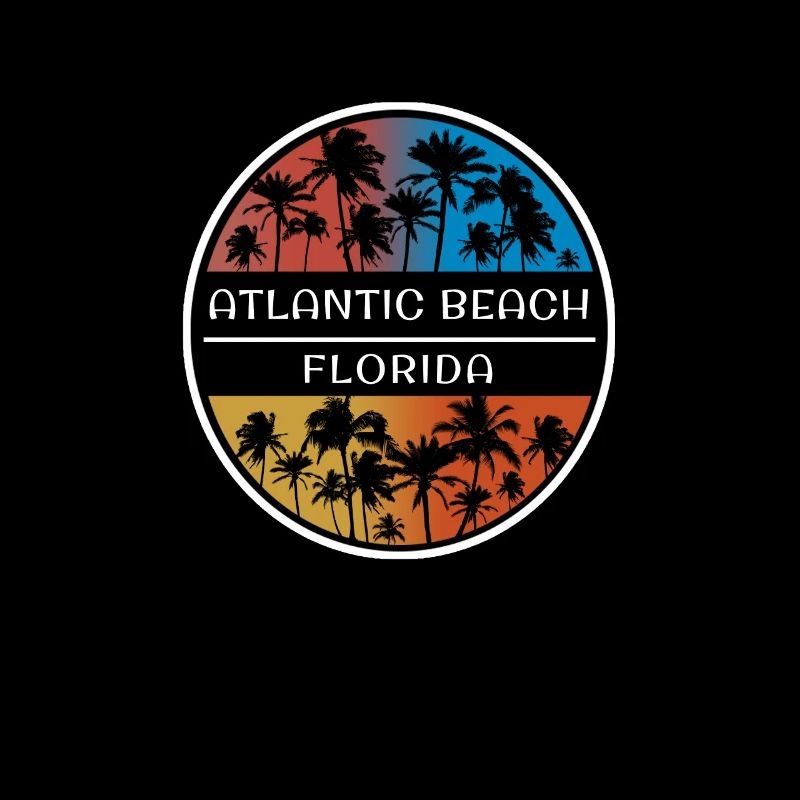 Atlantic Beach Floride Souvenir de vacances élégant