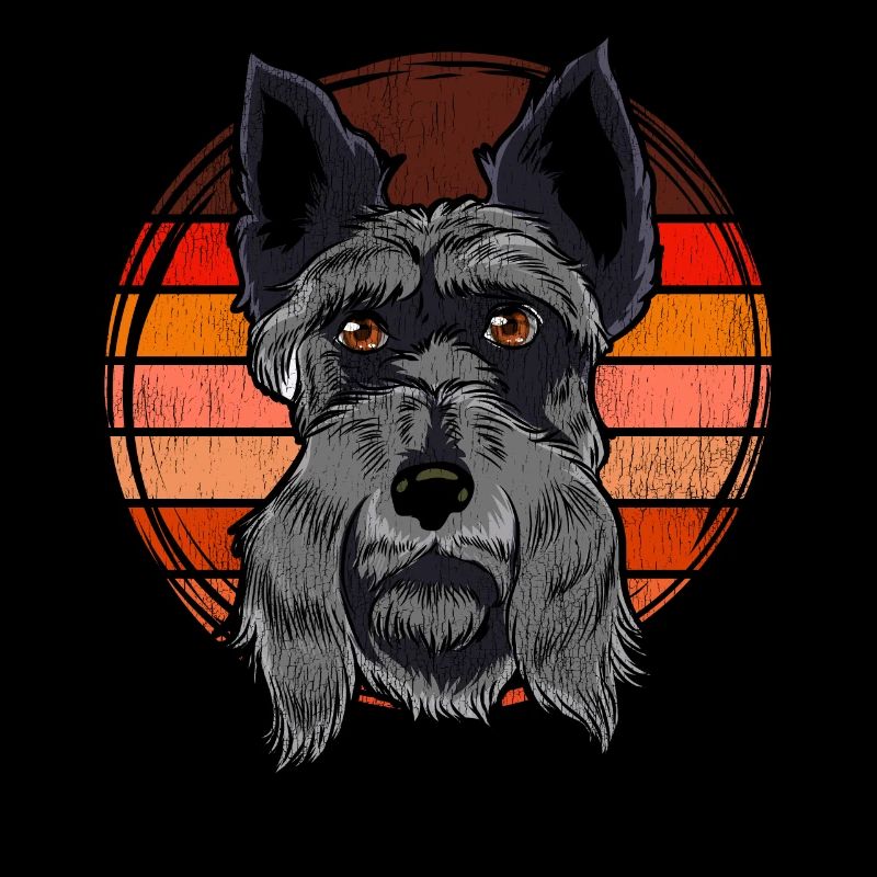 Terrier écossais rétro