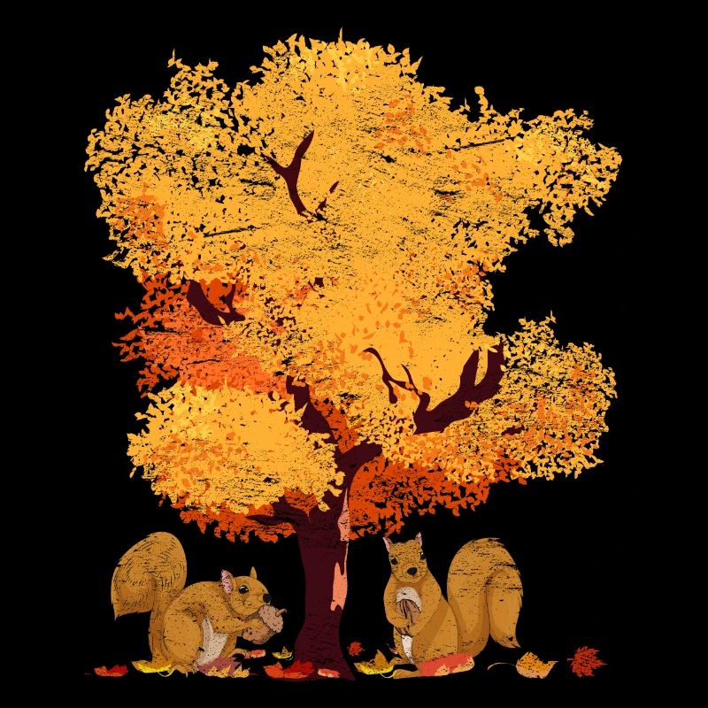 Arbre coloré feuillus feuilles feuillues feuillage cadeau automne