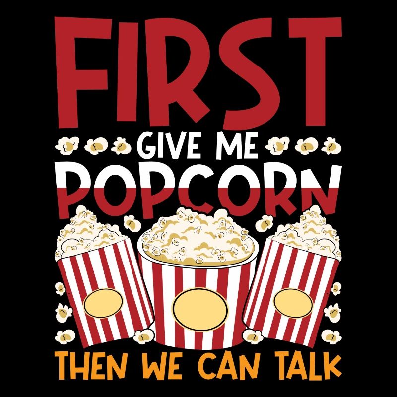 Snack Popcorn Lover Funny Gift Popcorn
