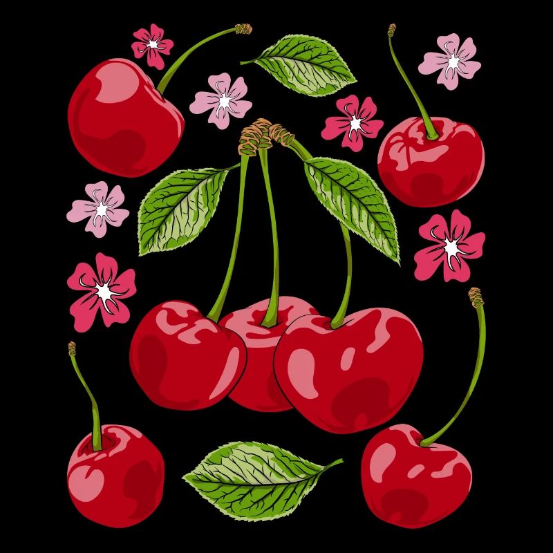 Sakura Cadeau de fruits d’été Cerisier Fleur