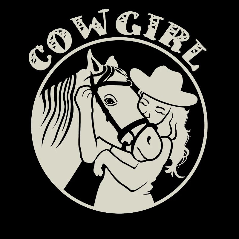 Mädchen Herz Moment mit Pferd