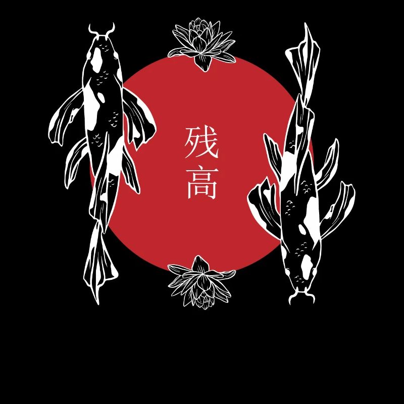 Koi Duo Harmony Feng Shui Zen