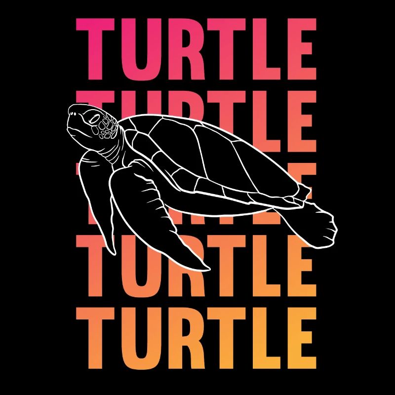 TURTLE Schattenbild Wortkunst Geschenk