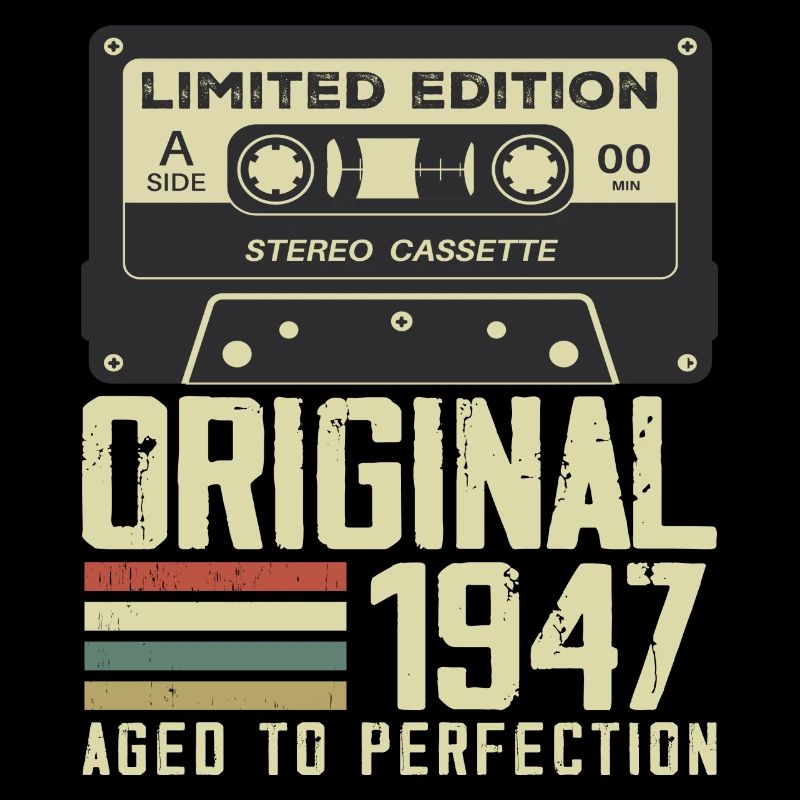 77th Retro Style Anniversary Gift 1947