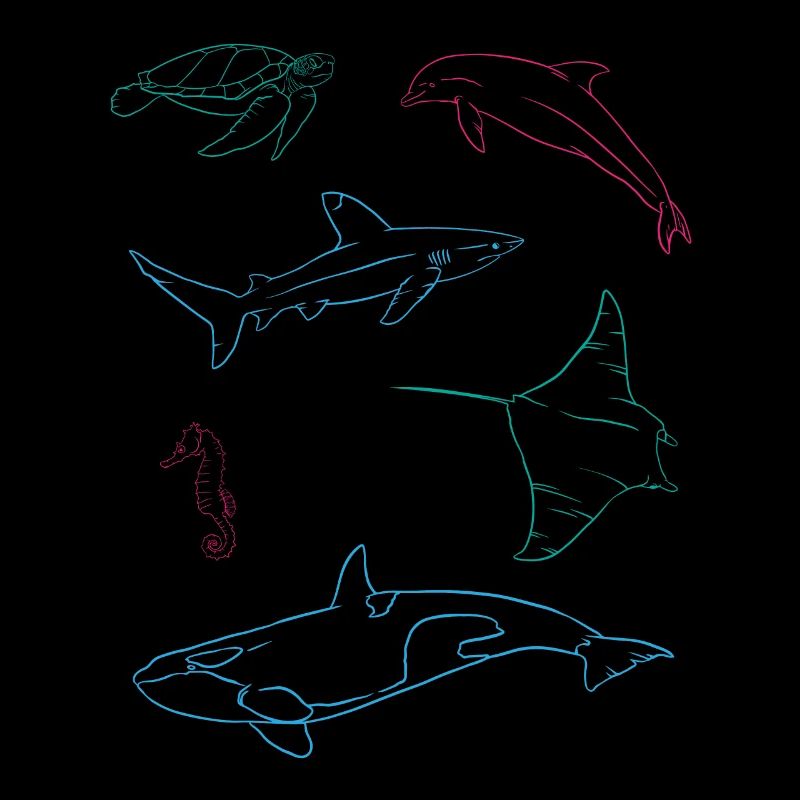 Amis Océaniques Coloré Sous L’eau