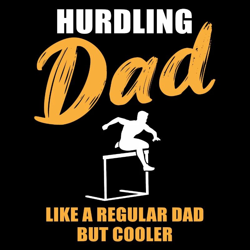 Cool hurdle running dad