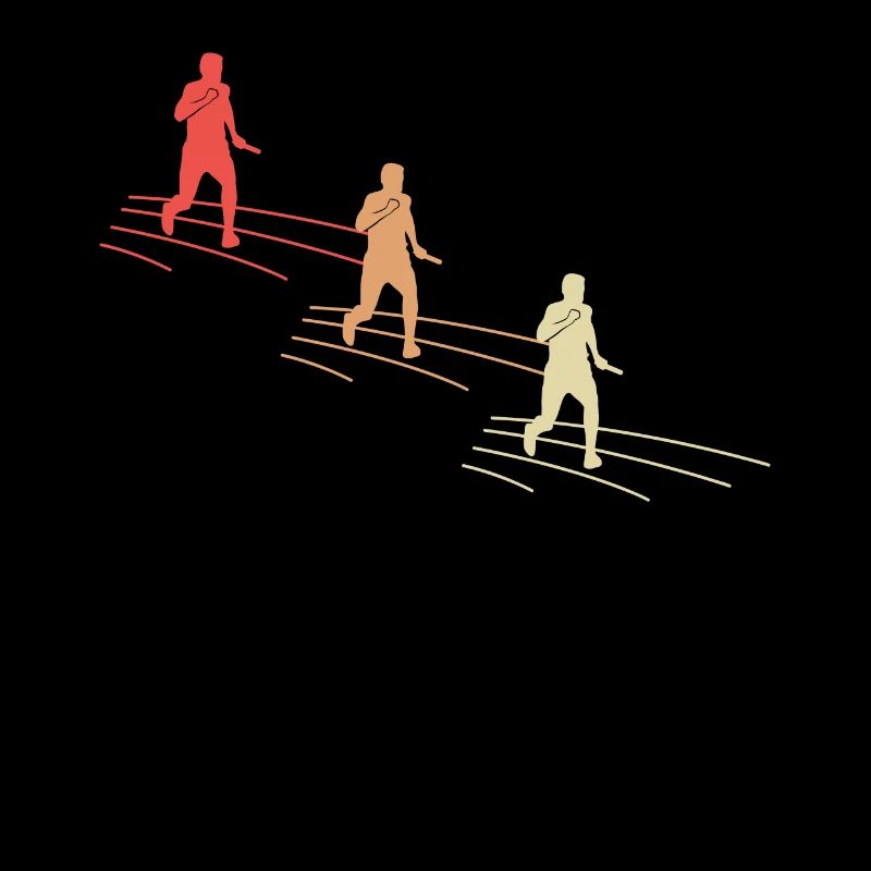 de course de relais coloré