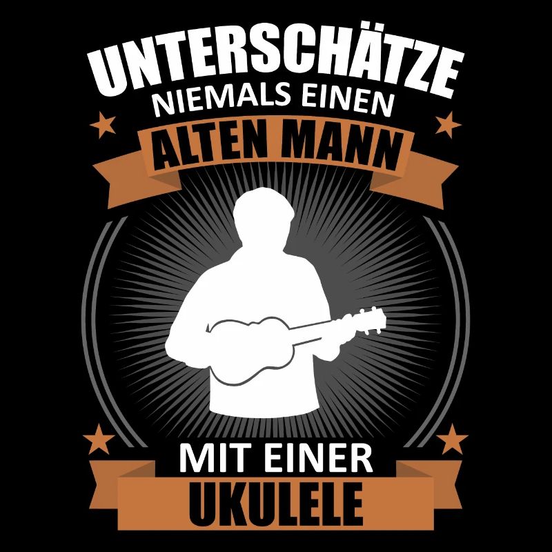 Alter Mann Ukulele Weisheit
