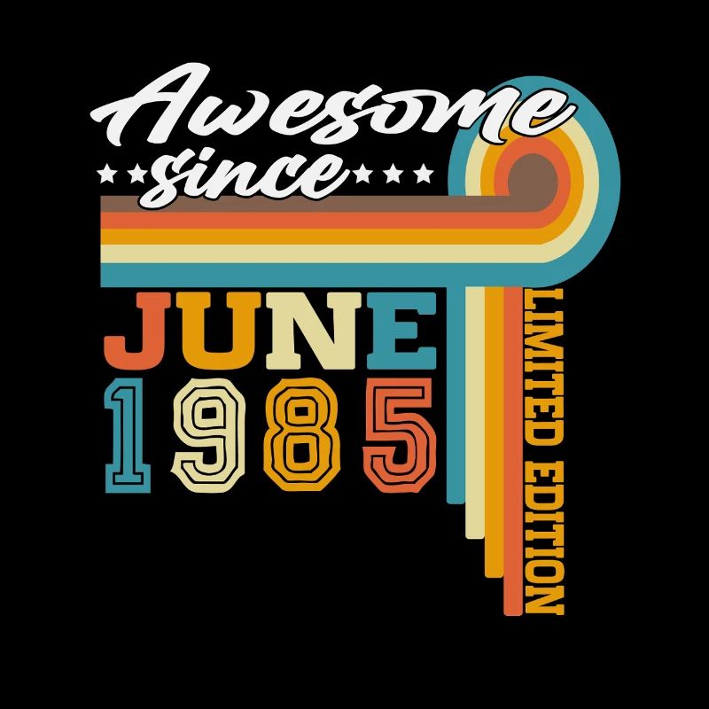 June 1985 Vintage Birthday Gift