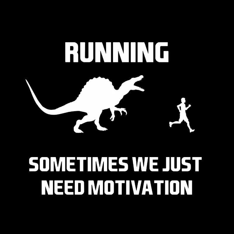 Courir Motivation Dinosaure Running Run