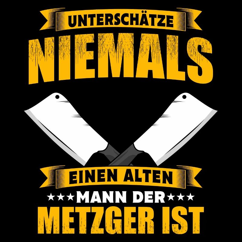 Metzger Fleischer Metzgerei Spruch