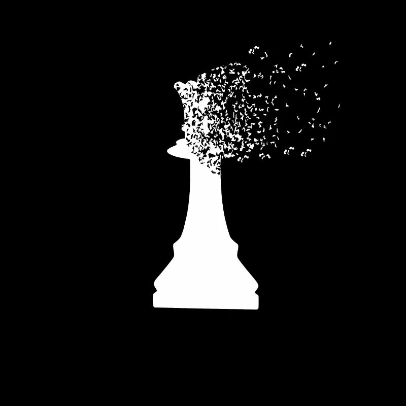 Chess queen king dispersion