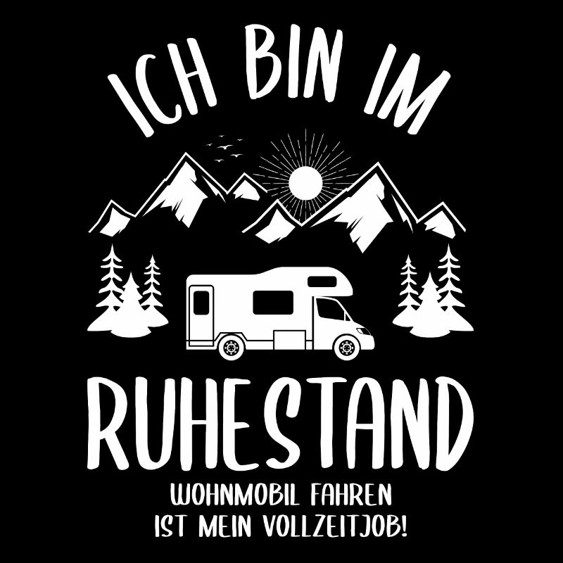 Wohnmobil Wohnwagen Camping Rentner Rente Geschenk