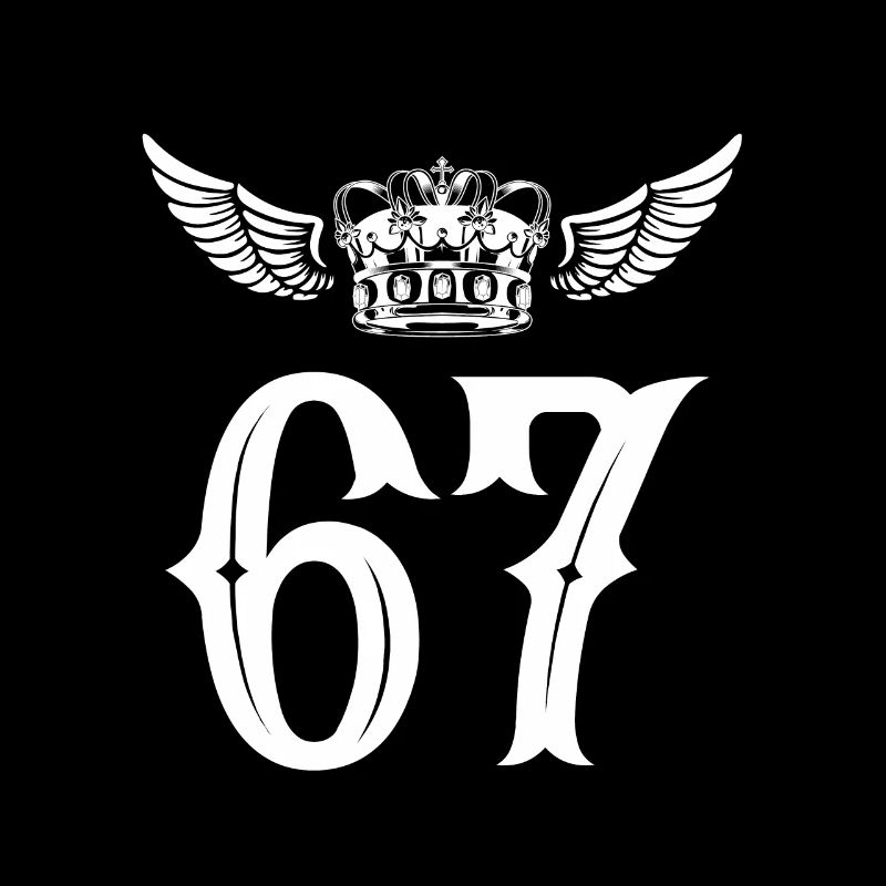 67 Number crown