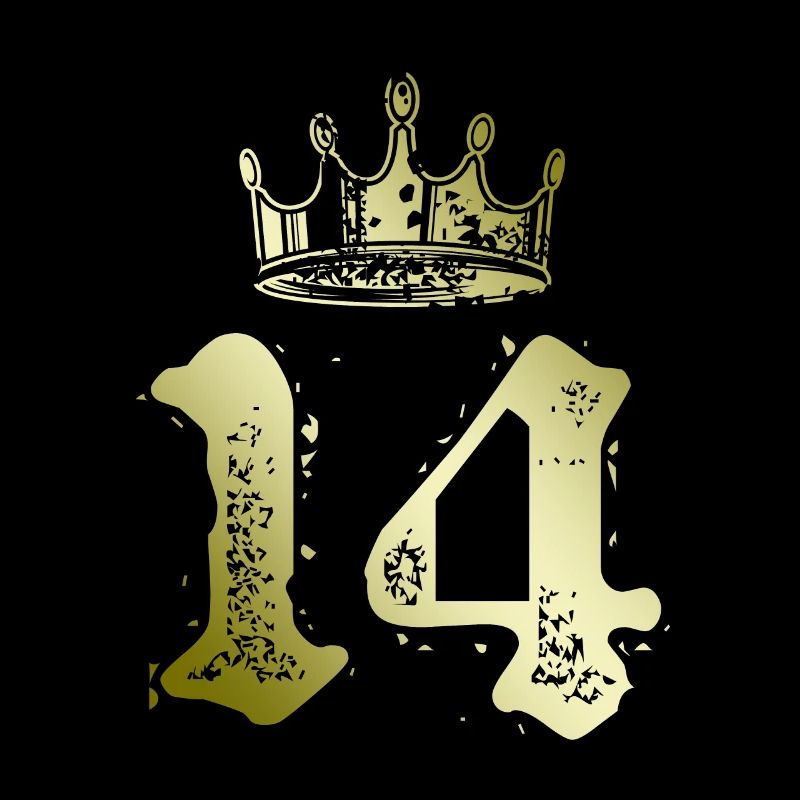 14 Number crown