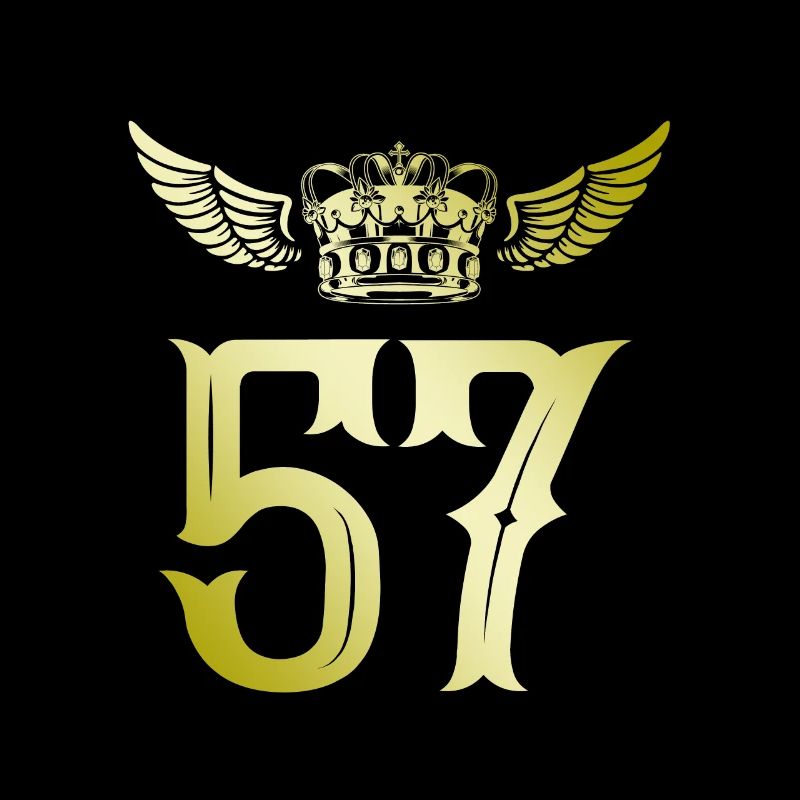57 Couronne de numéro