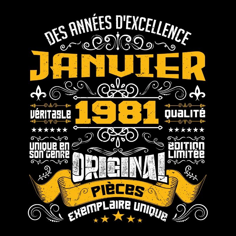 JANVIER 1981 | ORIGINAL PIÈCES