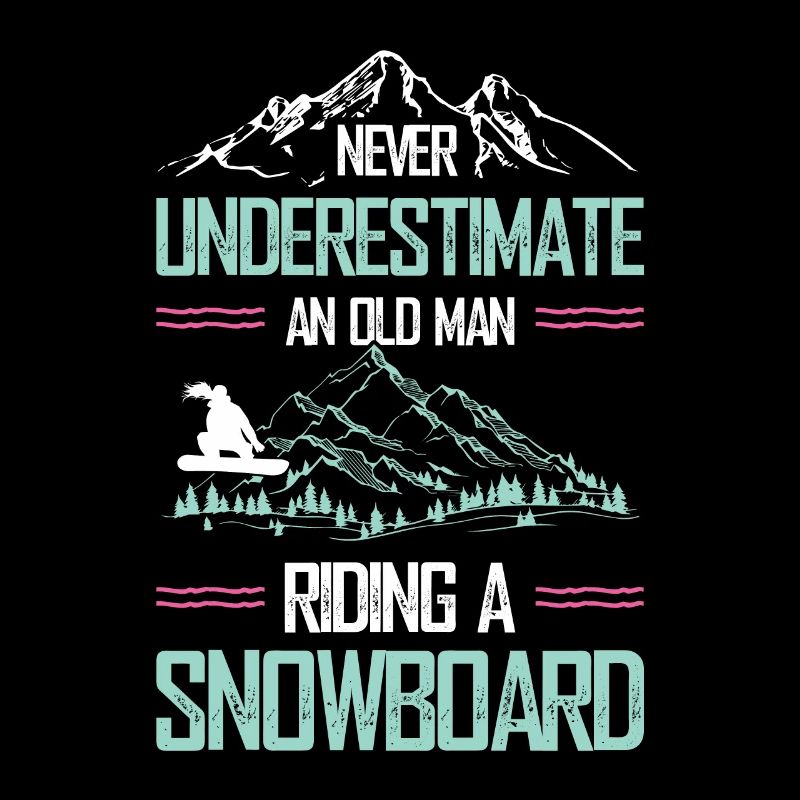 Snowboarder Old Man