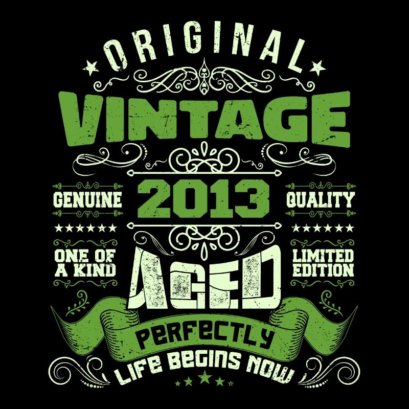 Vintage Jubiläum 2013 - Retro Geschenk