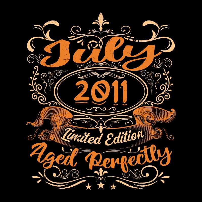 Juli 2011 Jubiläums Vintage Geschenkidee 2011