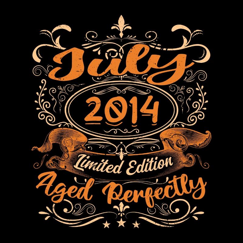 Juli 2014 Jubiläums Vintage Geschenkidee 2014