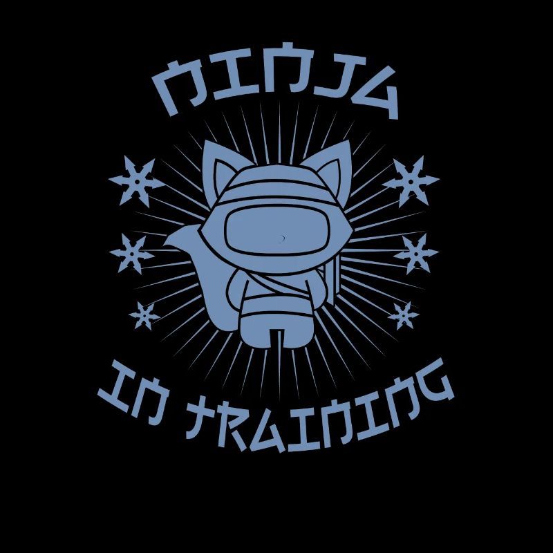 Ninja cat Ninja in training