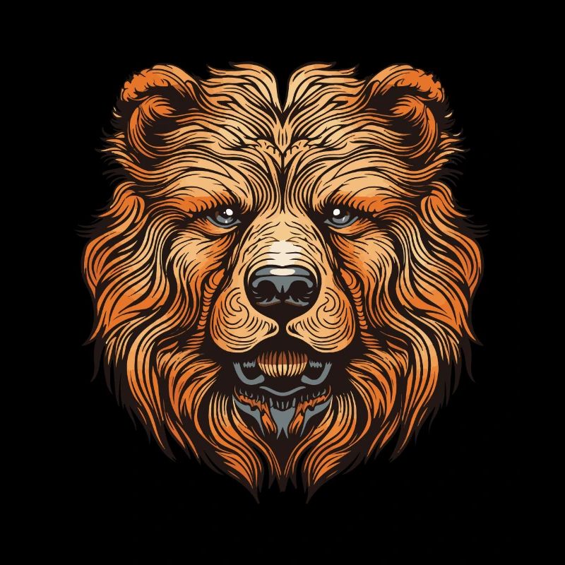 Portrait de chien Chow Chow