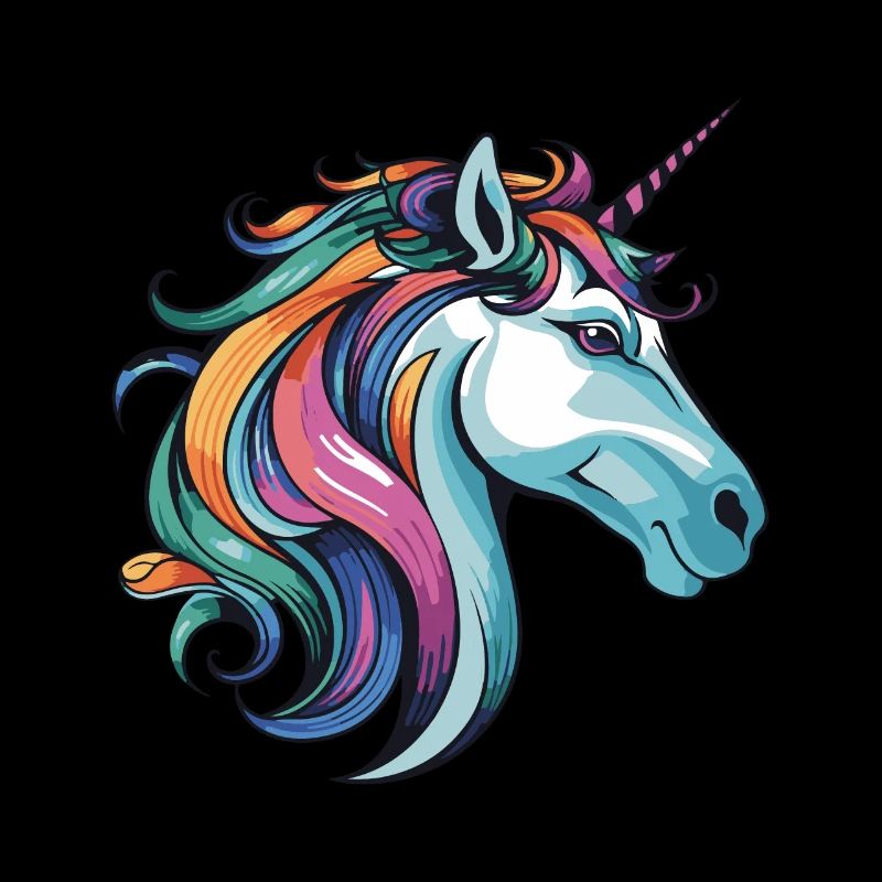 Portrait de licorne