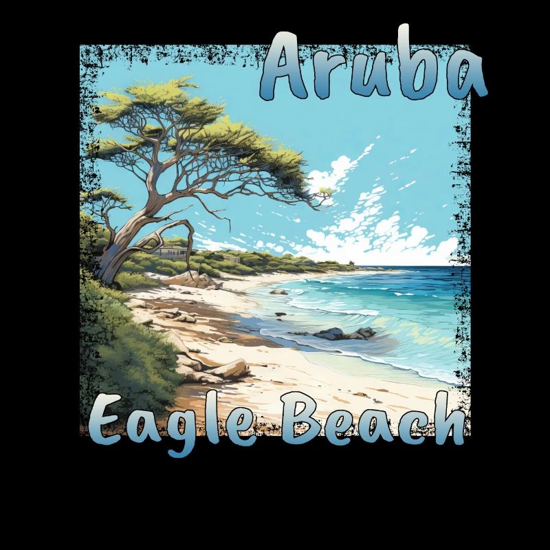 Summer Vibes in Aruba: Eagle Beach with a Grunge T