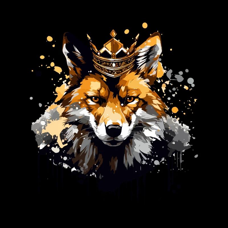 Fox Crown King Animal
