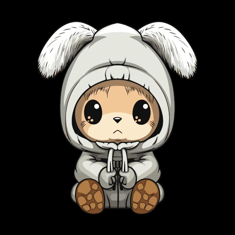 Hase Winter Tier Niedlich Comic